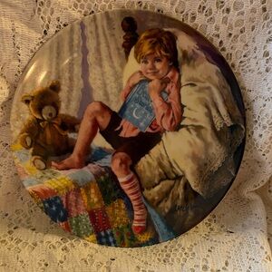 Vintage  1984 "Diddle Diddle Dumpling" Collector Plate